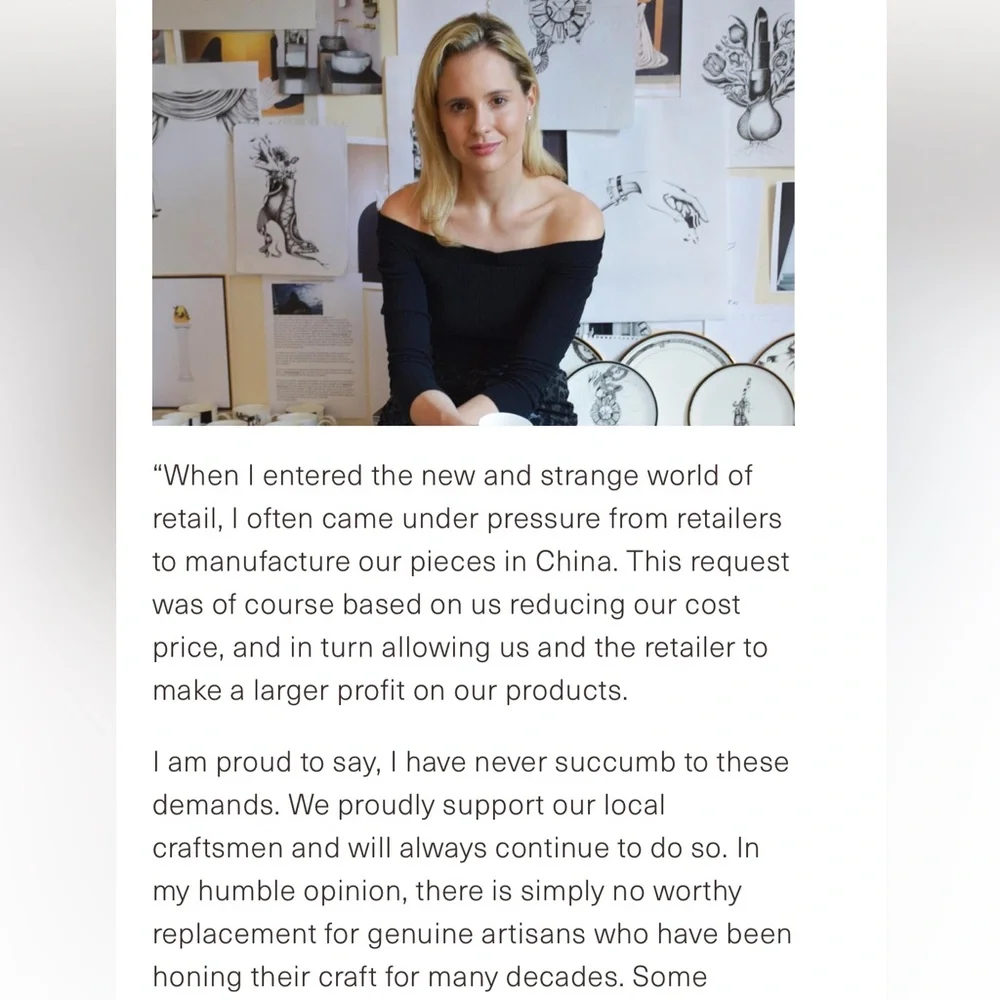 Lauren Dickinson Clarke London The Poet English Fine Bone China